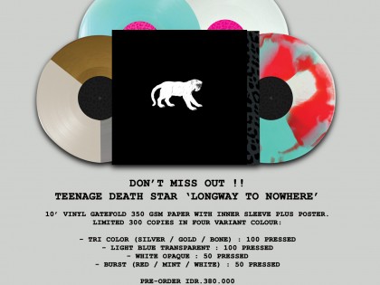 Teenage Death Star – Longway To Nowhere 10″ Vinyl Pre-Order